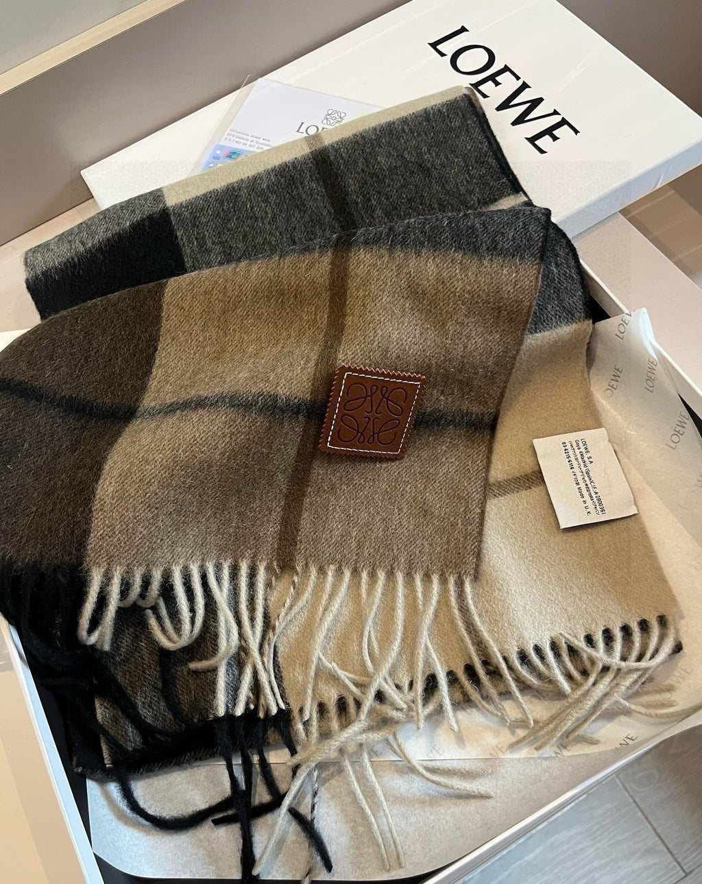 LOEWE 26S SCARF 180 IN CASHMERE 481050