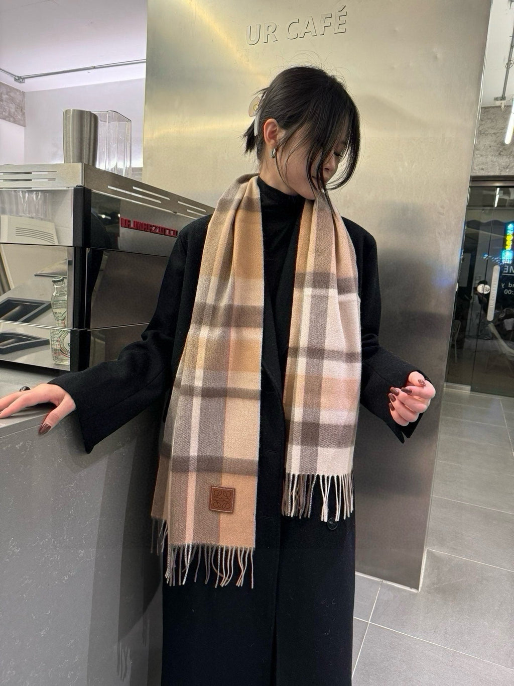 LOEWE 26S SCARF 180 IN CASHMERE 481051