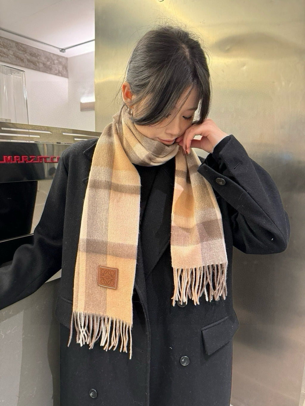 LOEWE 26S SCARF 180 IN CASHMERE 481051