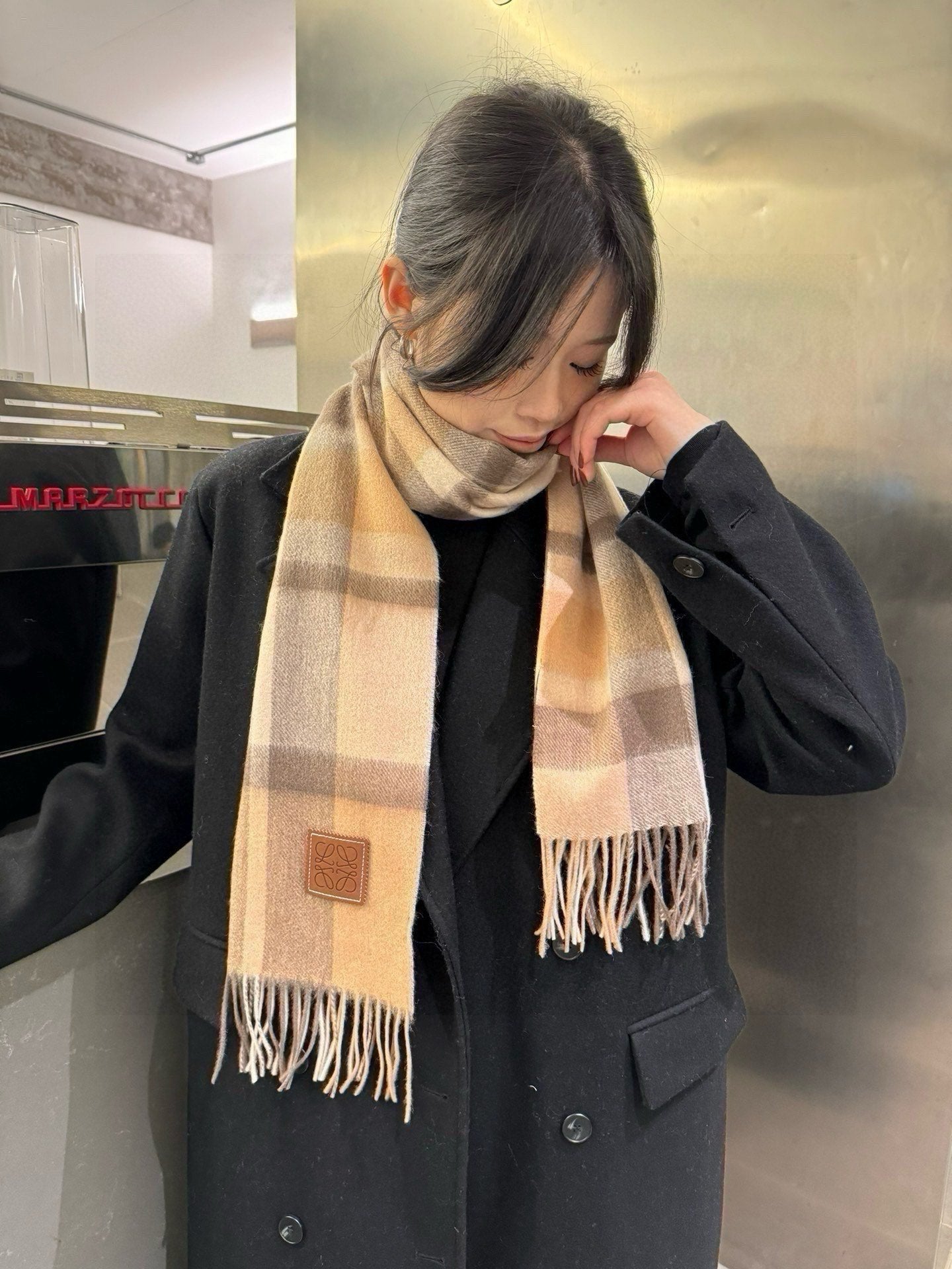 LOEWE 26S SCARF 180 IN CASHMERE 481051