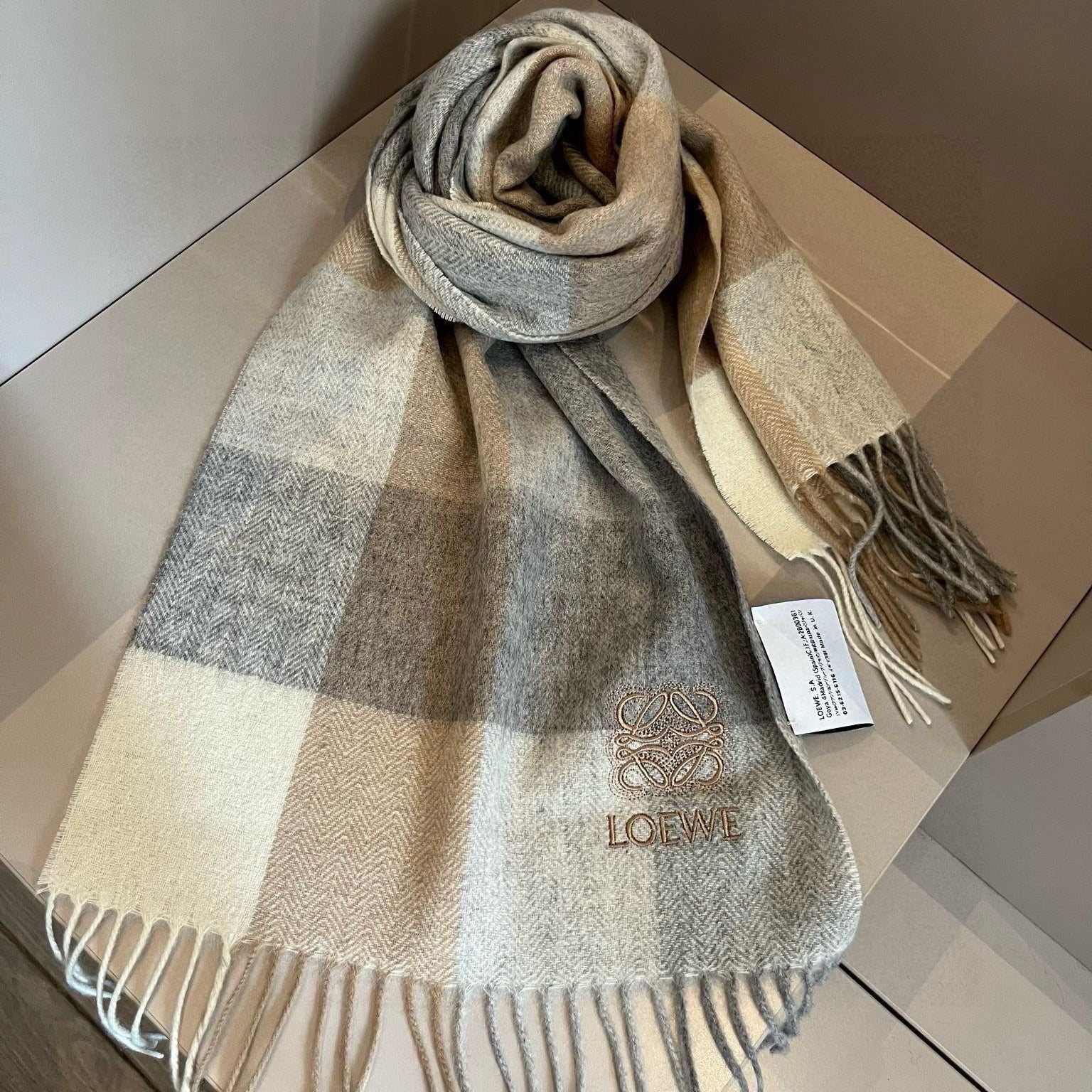 LOEWE 26S SCARF 180 IN CASHMERE 481060