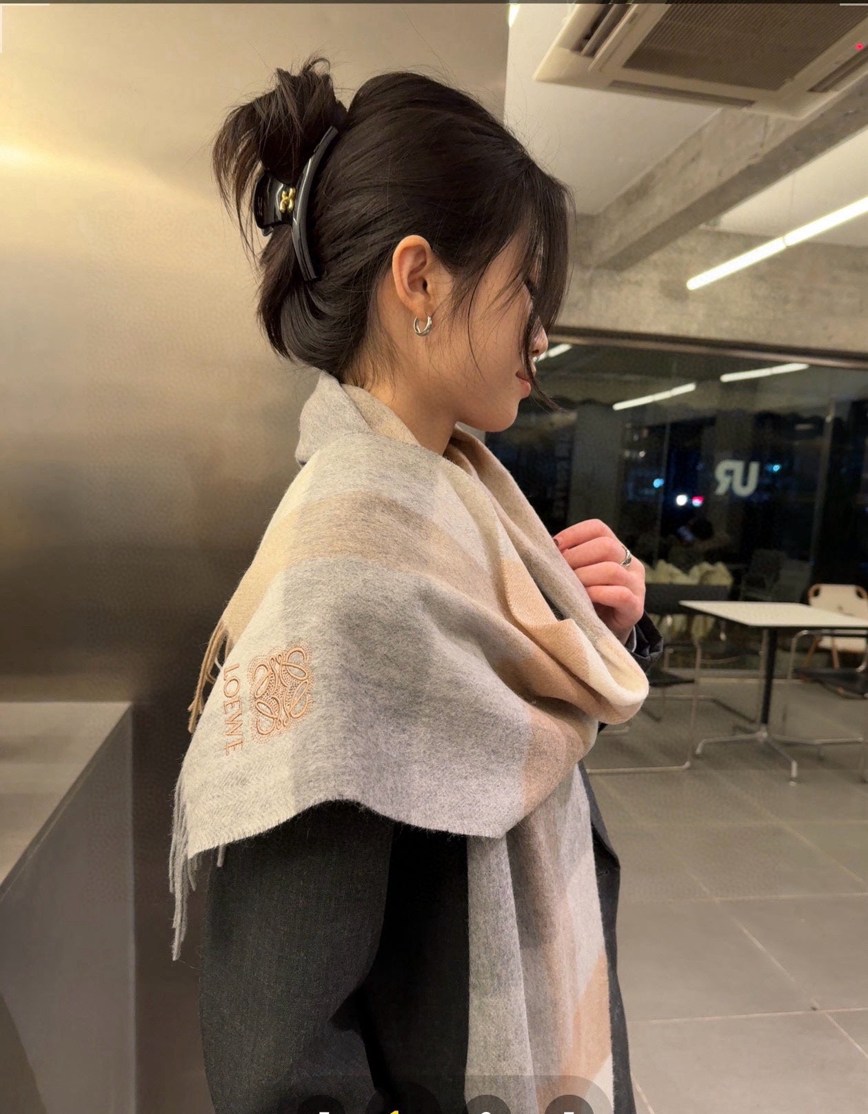 LOEWE 26S SCARF 180 IN CASHMERE 481060
