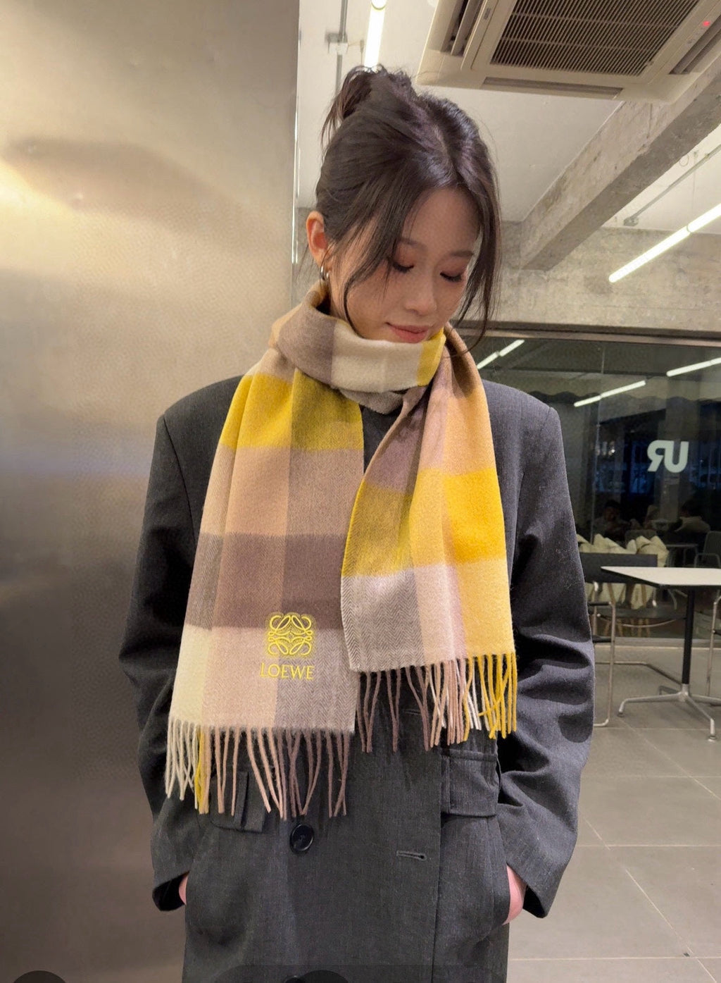 LOEWE 26S SCARF 180 IN CASHMERE 481061
