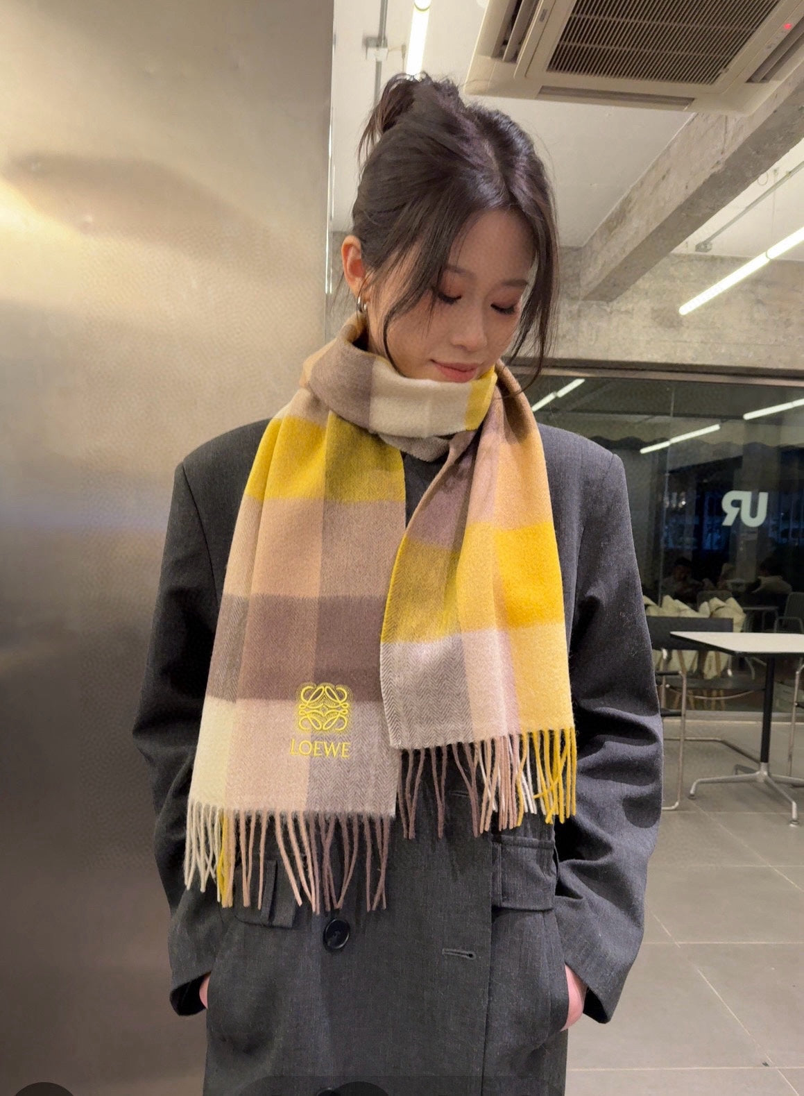 LOEWE 26S SCARF 180 IN CASHMERE 481061