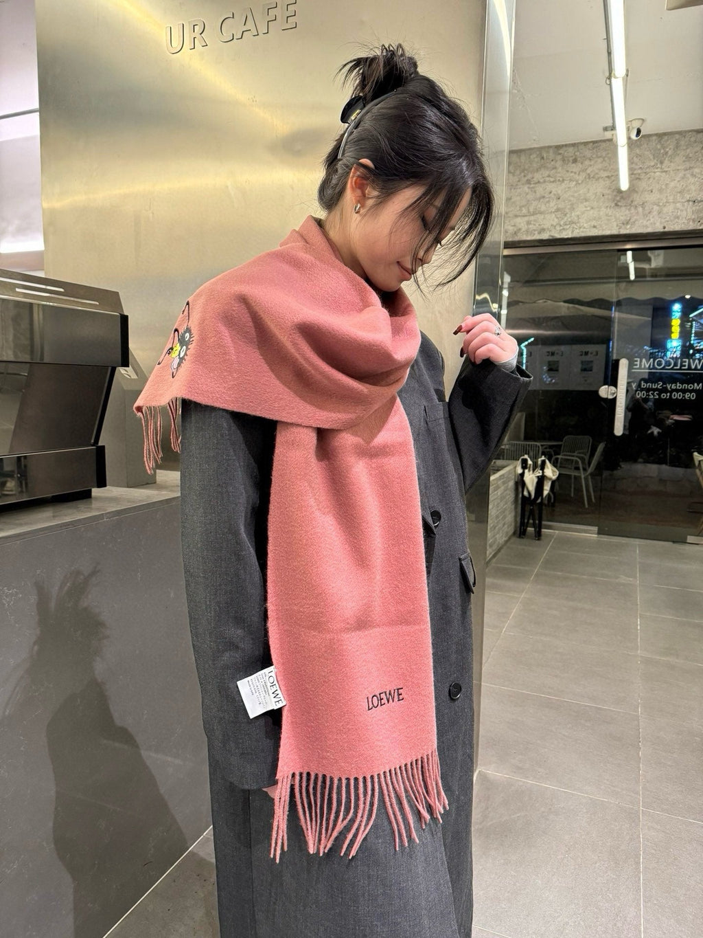 LOEWE 26S SCARF 180 IN CASHMERE 481063