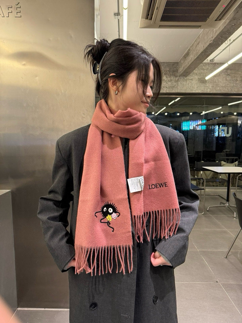 LOEWE 26S SCARF 180 IN CASHMERE 481063