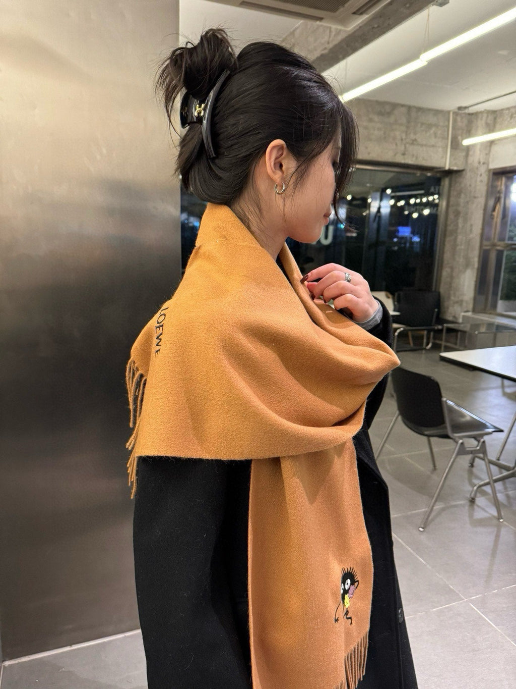LOEWE 26S SCARF 180 IN CASHMERE 481064