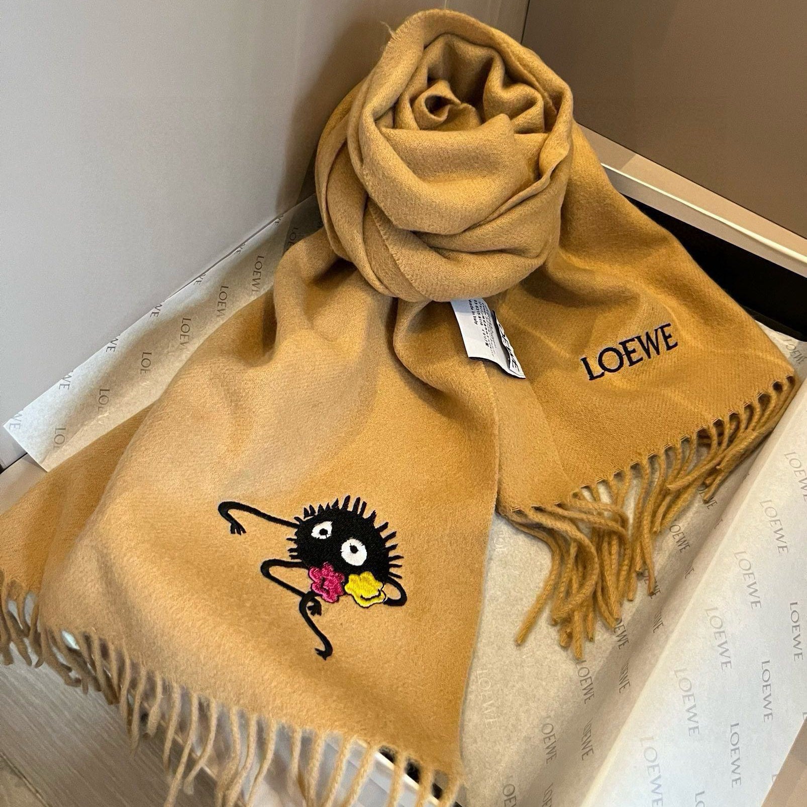LOEWE 26S SCARF 180 IN CASHMERE 481065