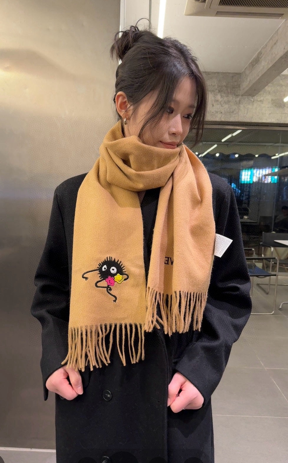 LOEWE 26S SCARF 180 IN CASHMERE 481065