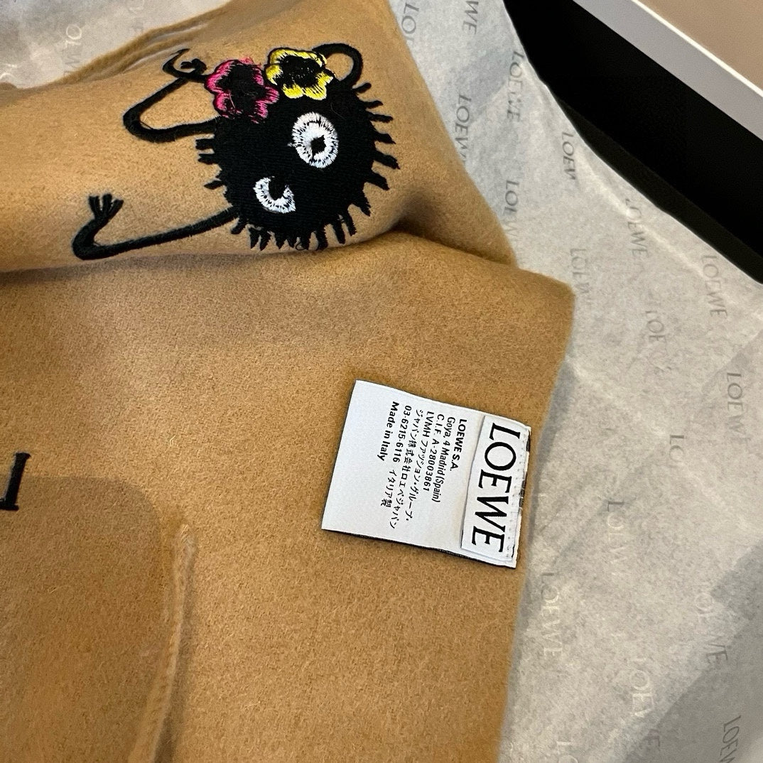 LOEWE 26S SCARF 180 IN CASHMERE 481065