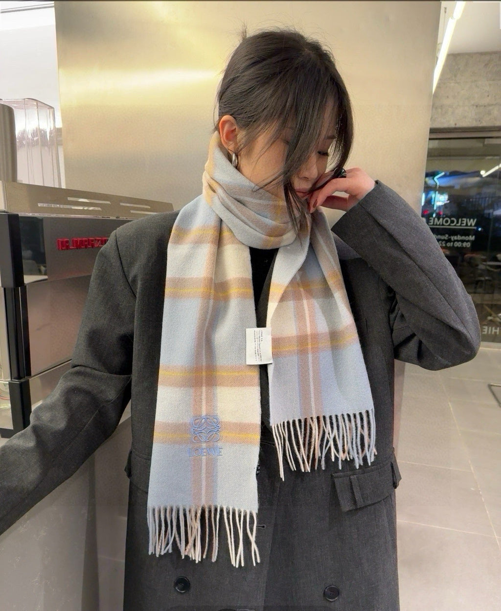 LOEWE 26S SCARF 180 IN CASHMERE 483537