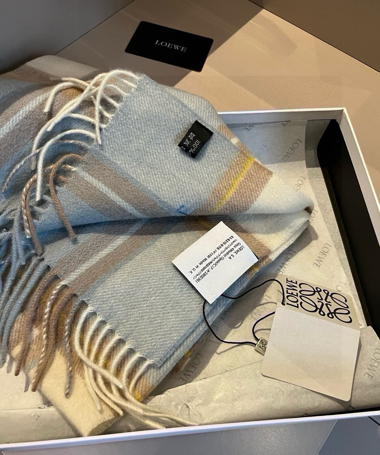 LOEWE 26S SCARF 180 IN CASHMERE 483537