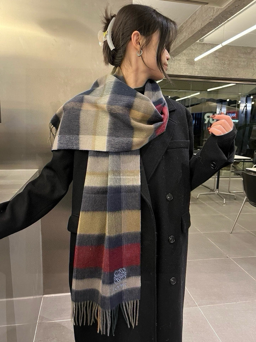 LOEWE 26S SCARF 180 IN CASHMERE 483538