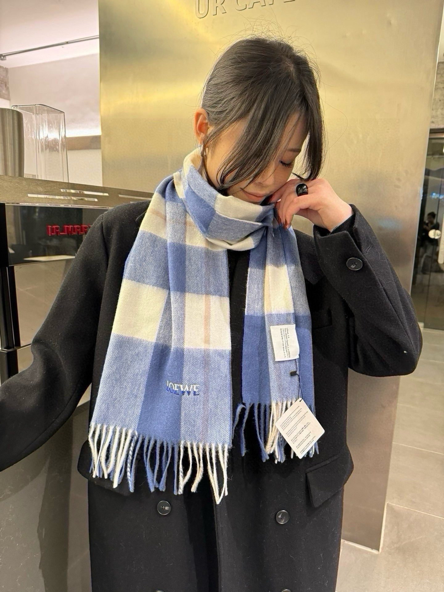 LOEWE 26S SCARF 180 IN CASHMERE 483545