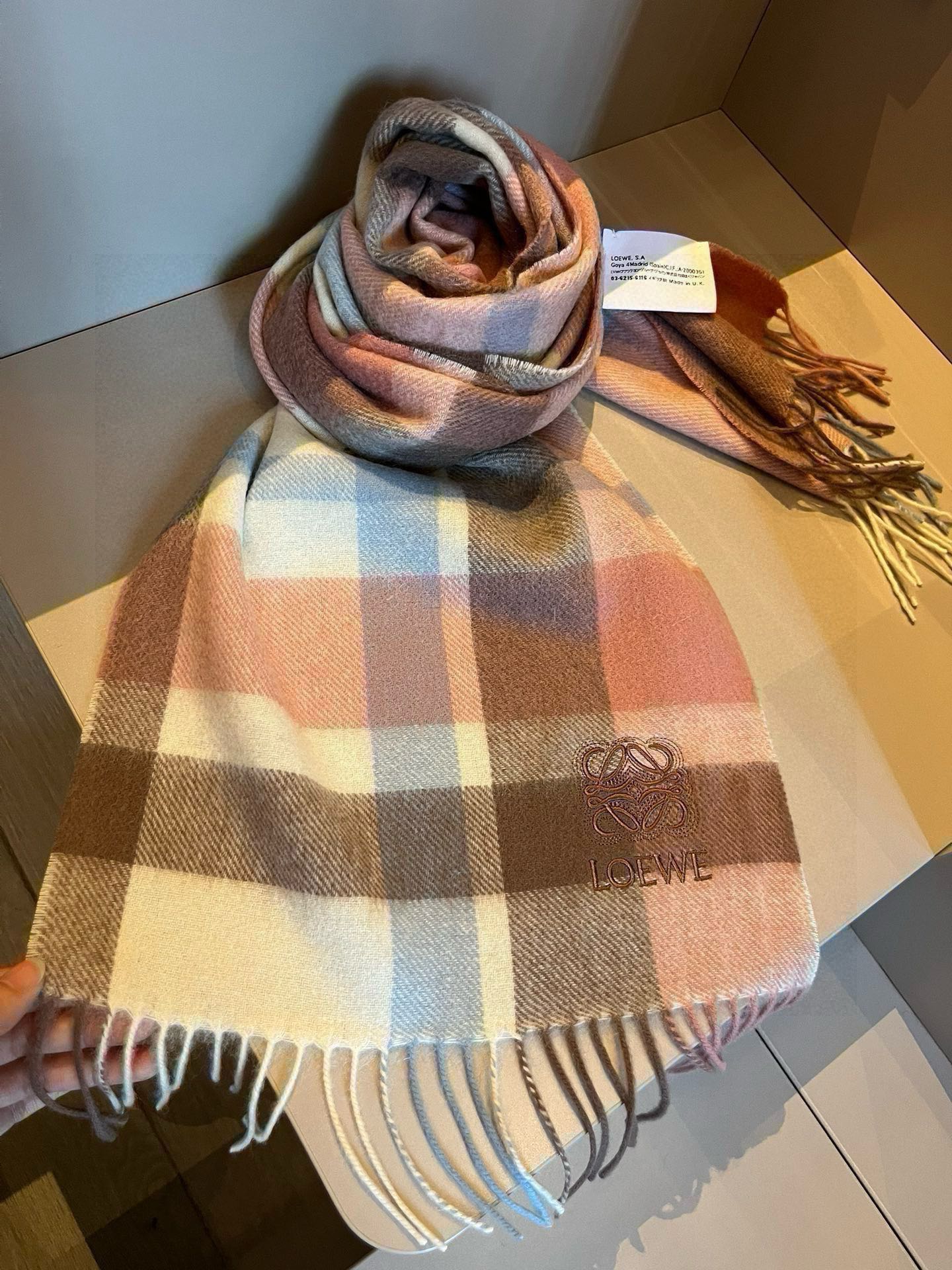 LOEWE 26S SCARF 180 IN CASHMERE 486613