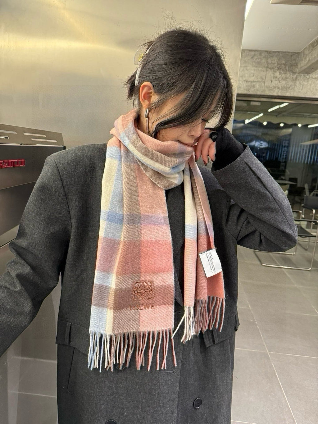 LOEWE 26S SCARF 180 IN CASHMERE 486613