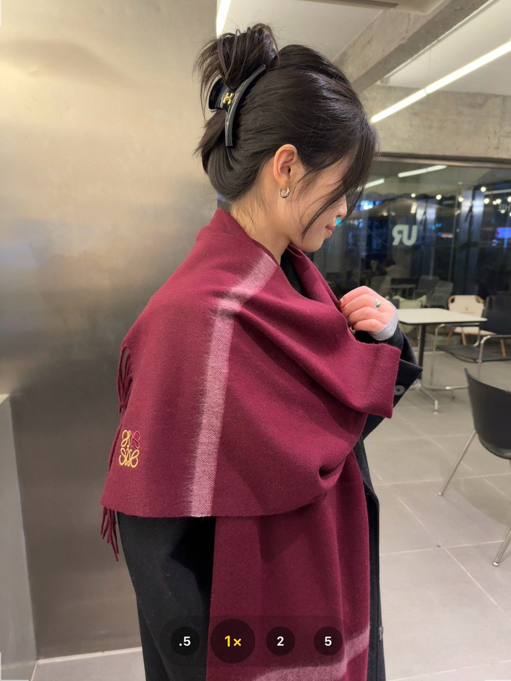LOEWE 26S SCARF 180 IN CASHMERE 489748