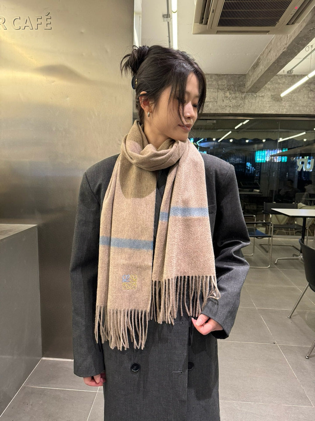 LOEWE 26S SCARF 180 IN CASHMERE 489749