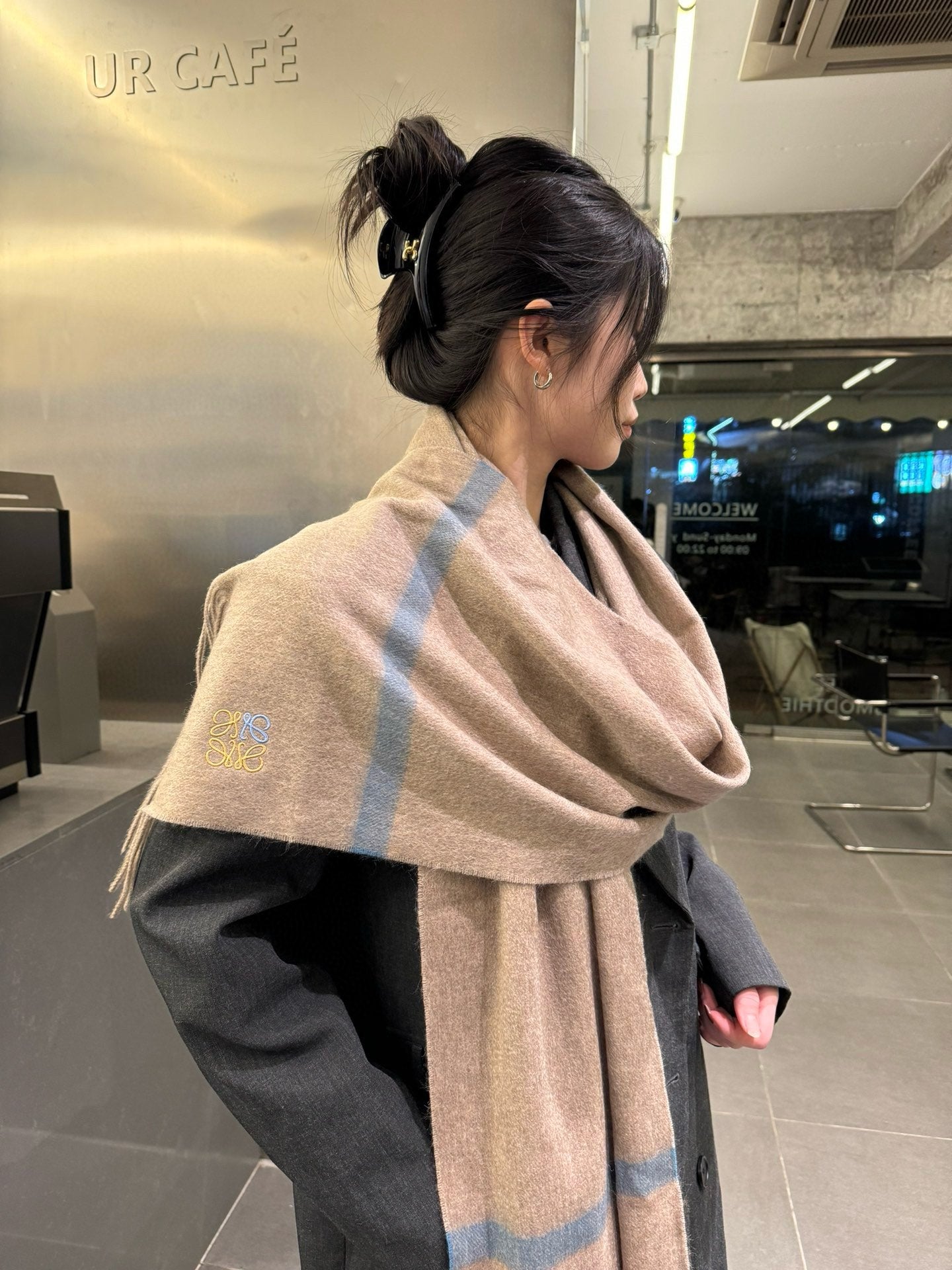 LOEWE 26S SCARF 180 IN CASHMERE 489749