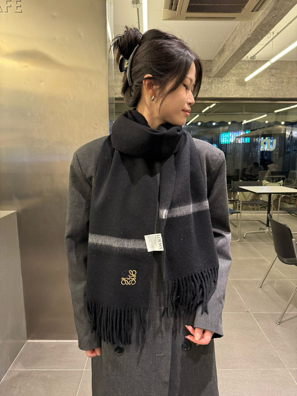 LOEWE 26S SCARF 180 IN CASHMERE 489750