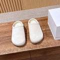 ALO 25S MULE IN CREAM WHITE SUEDE