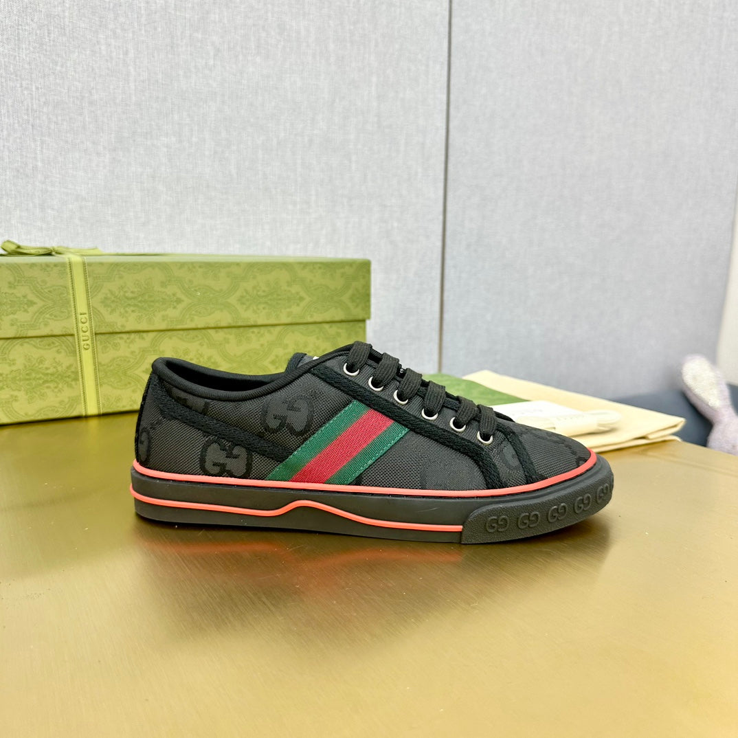 GG TENNIS 1977 TRAINER BLACK CANVAS