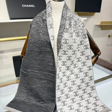 CHANEL 25S SCARF 185 CM IN CASHMERE 943078