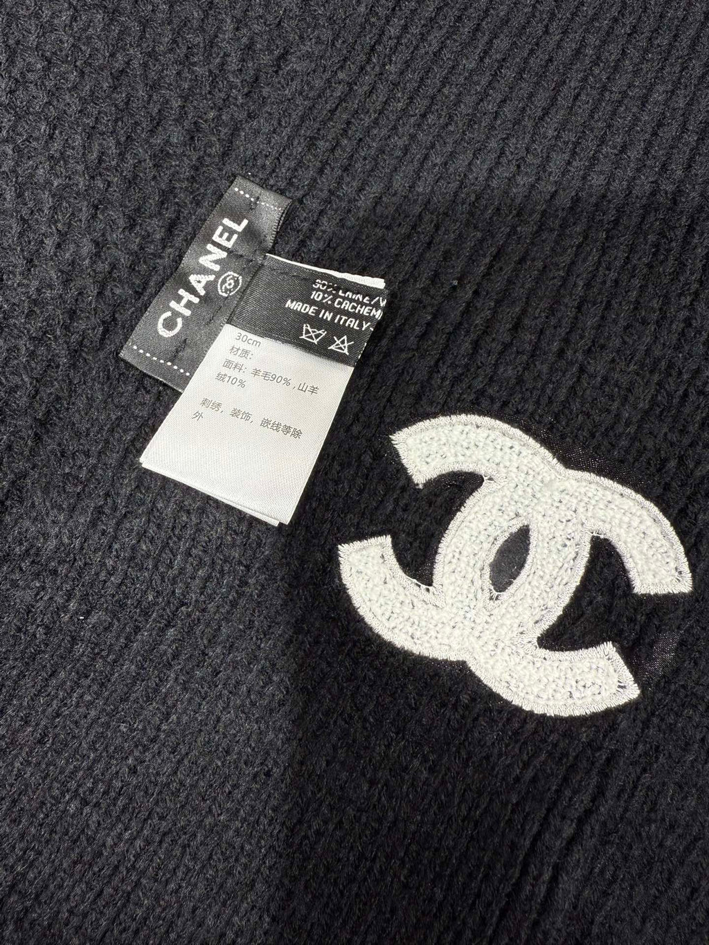 CHANEL 25S SCARF 175 CM IN  WOOL CASHMERE 943087