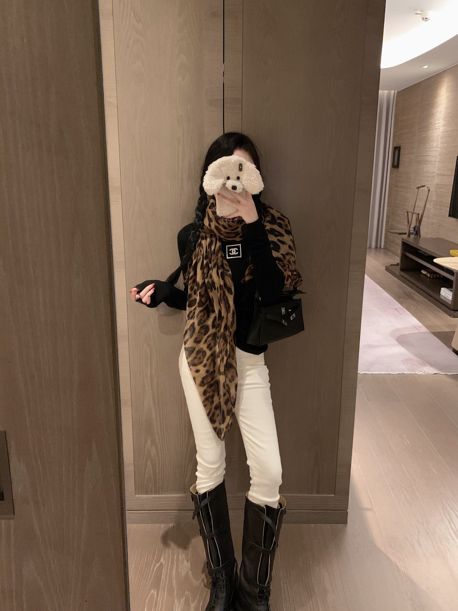 CHANEL 25S LONG SLEEVE T SHIRT STYLE 105