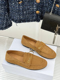 DIOR LOAFER 25S IN LIGHT BROWN SUEDE