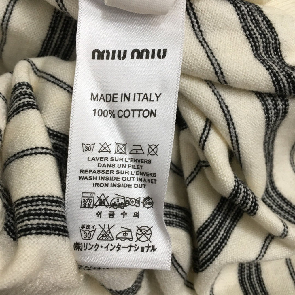MIUMIU KNITTED POLO SHIRT STYLE 276