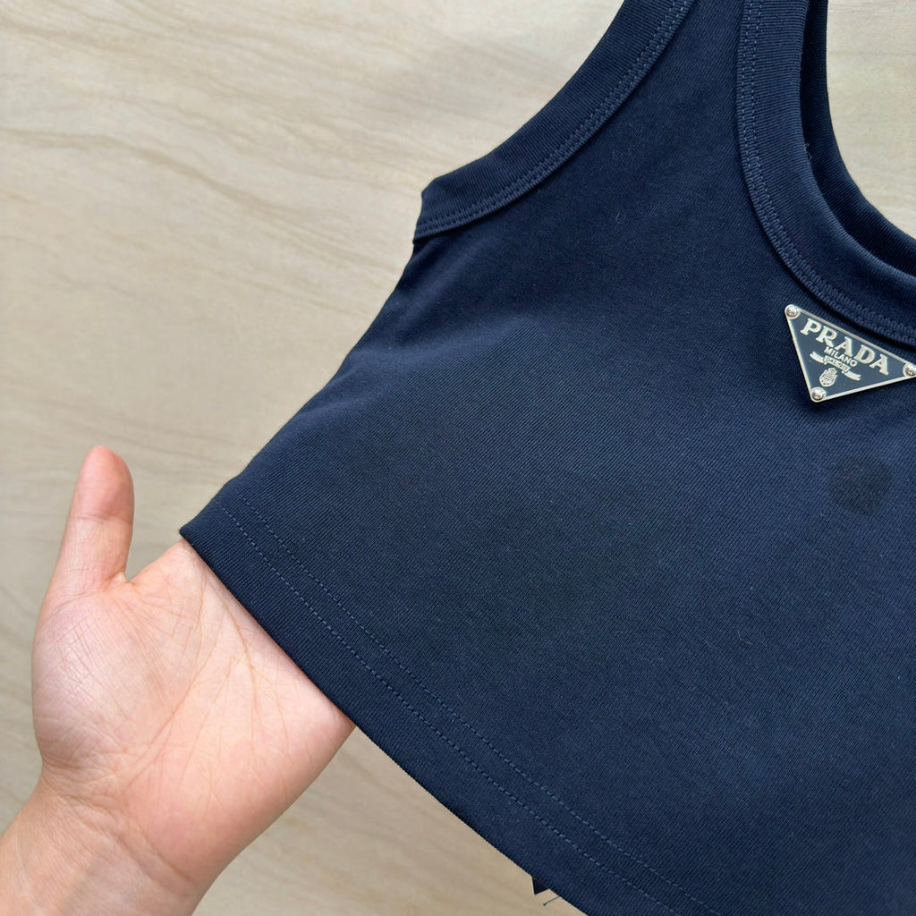 PRADA 26S CREW NECK TANK TOP 657