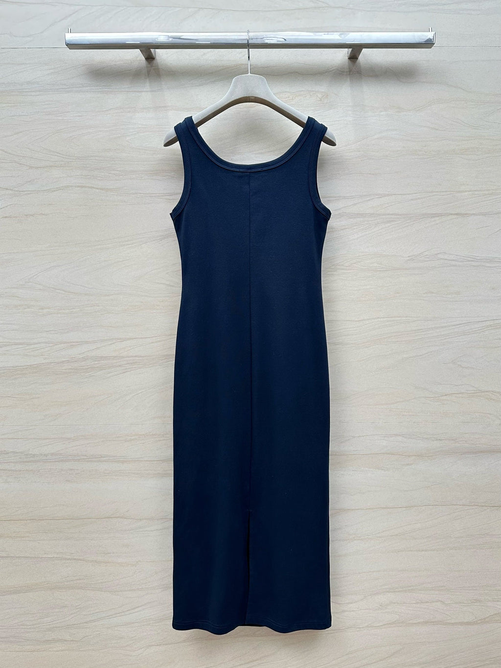 PRADA 26S SLEEVELESS CREW NECK DRESS 654