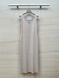 PRADA 26S SLEEVELESS CREW NECK DRESS 653