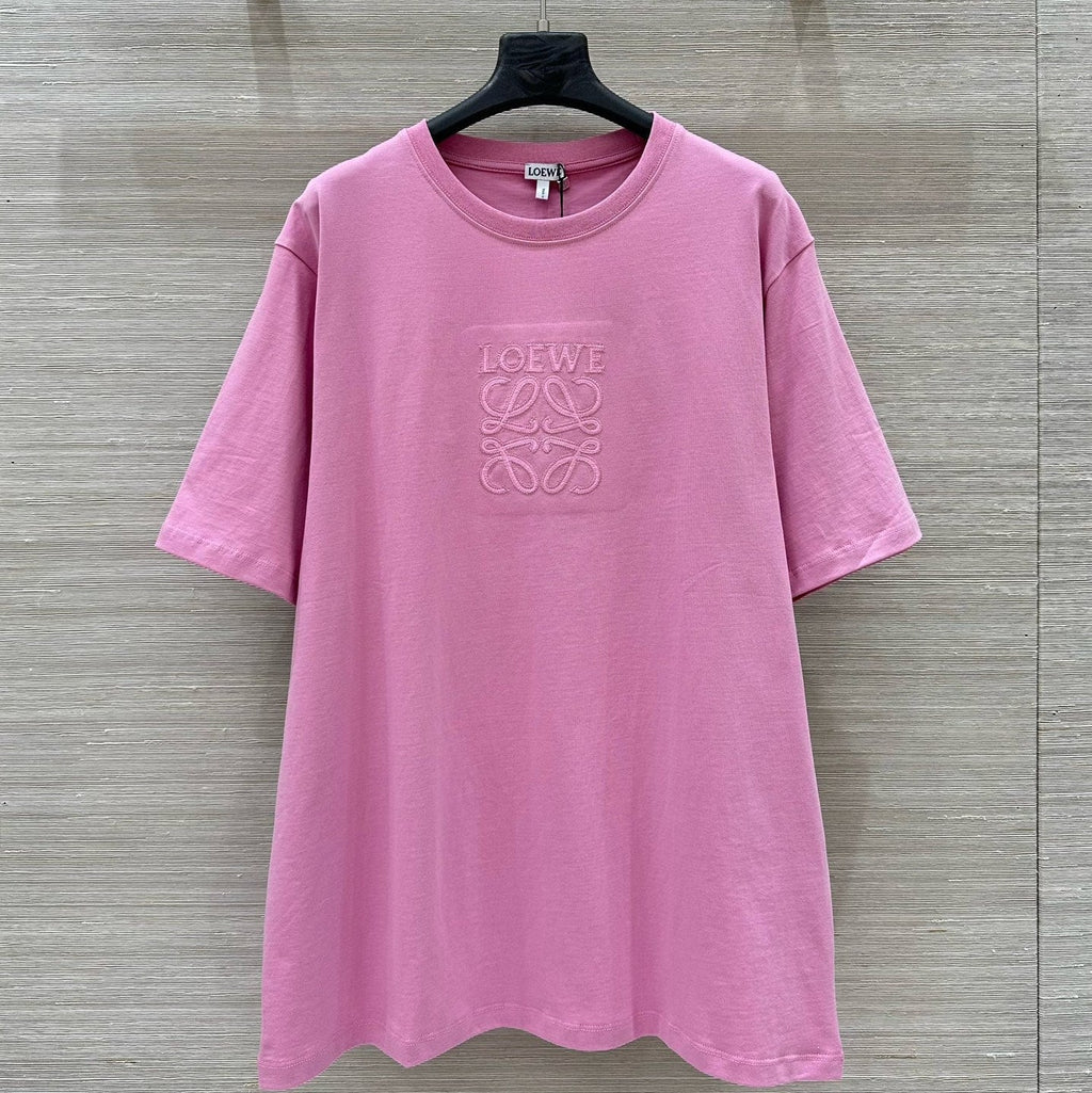 Loewe 25 Relaxed Fit T-shirt Lilac Cotton