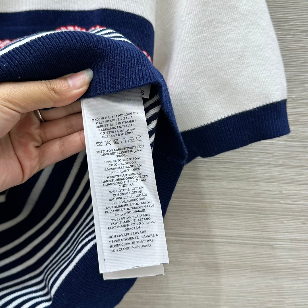 GUCCI SHORT-SLEEVE KNIT TOP 138