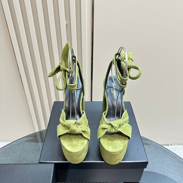 BIANCA PLATFORM SANDALS IN LIMERICK SUEDE