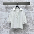 GUCCI 25S EMBROIDERED LONG SLEEVE SHIRT 264651