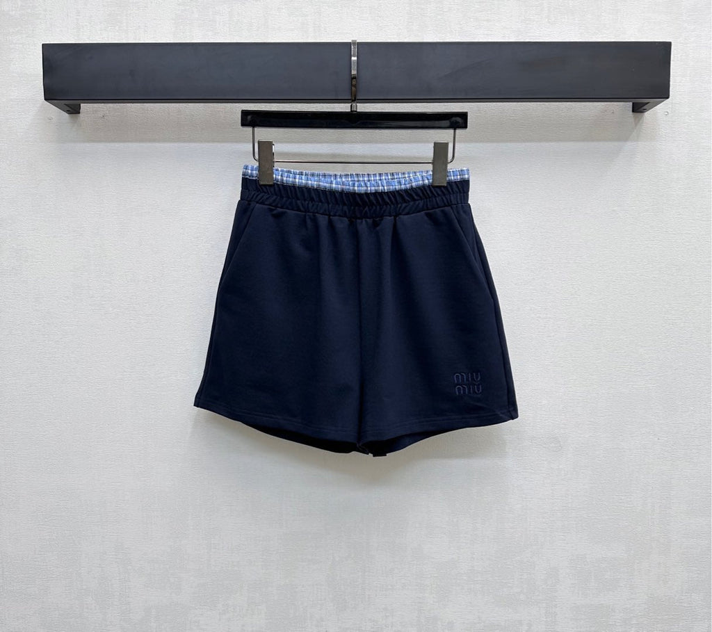 MIU 25S PLAID SET IN COTTON 264589