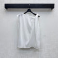 SKF 25S PLAIN VEST IN LINEN 264557