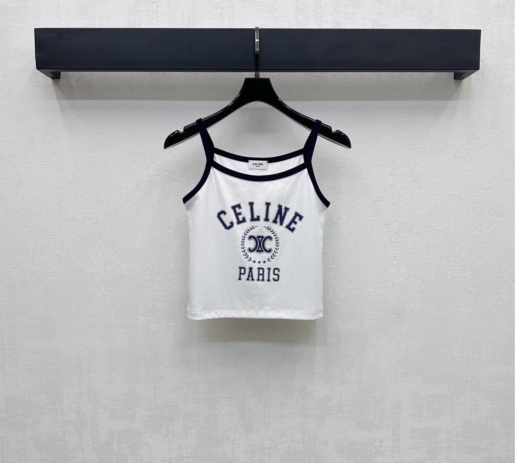CELINE SPAGHETTI STRAP TOP 267816