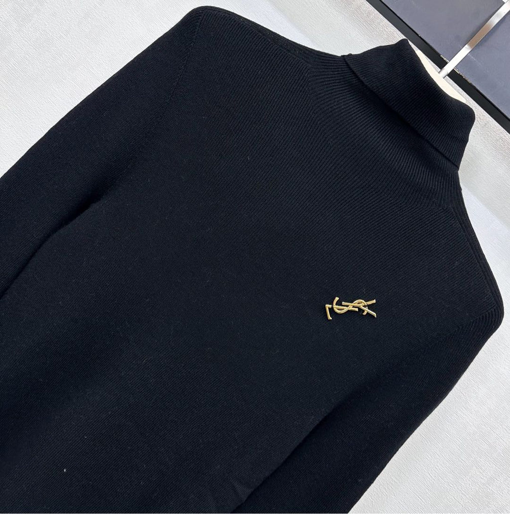 YSL 25S HIGH-NECK SWEATER STYLE 39