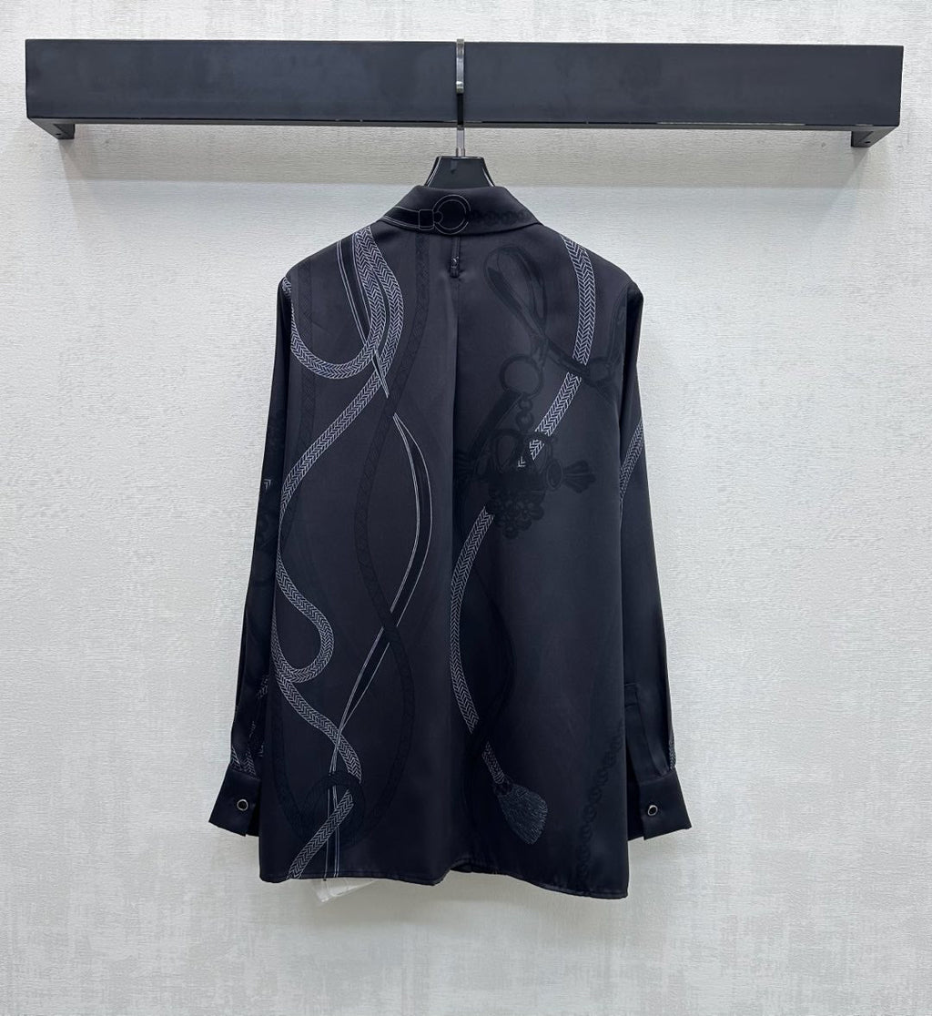 HERMES 26S SILK SHIRT 580
