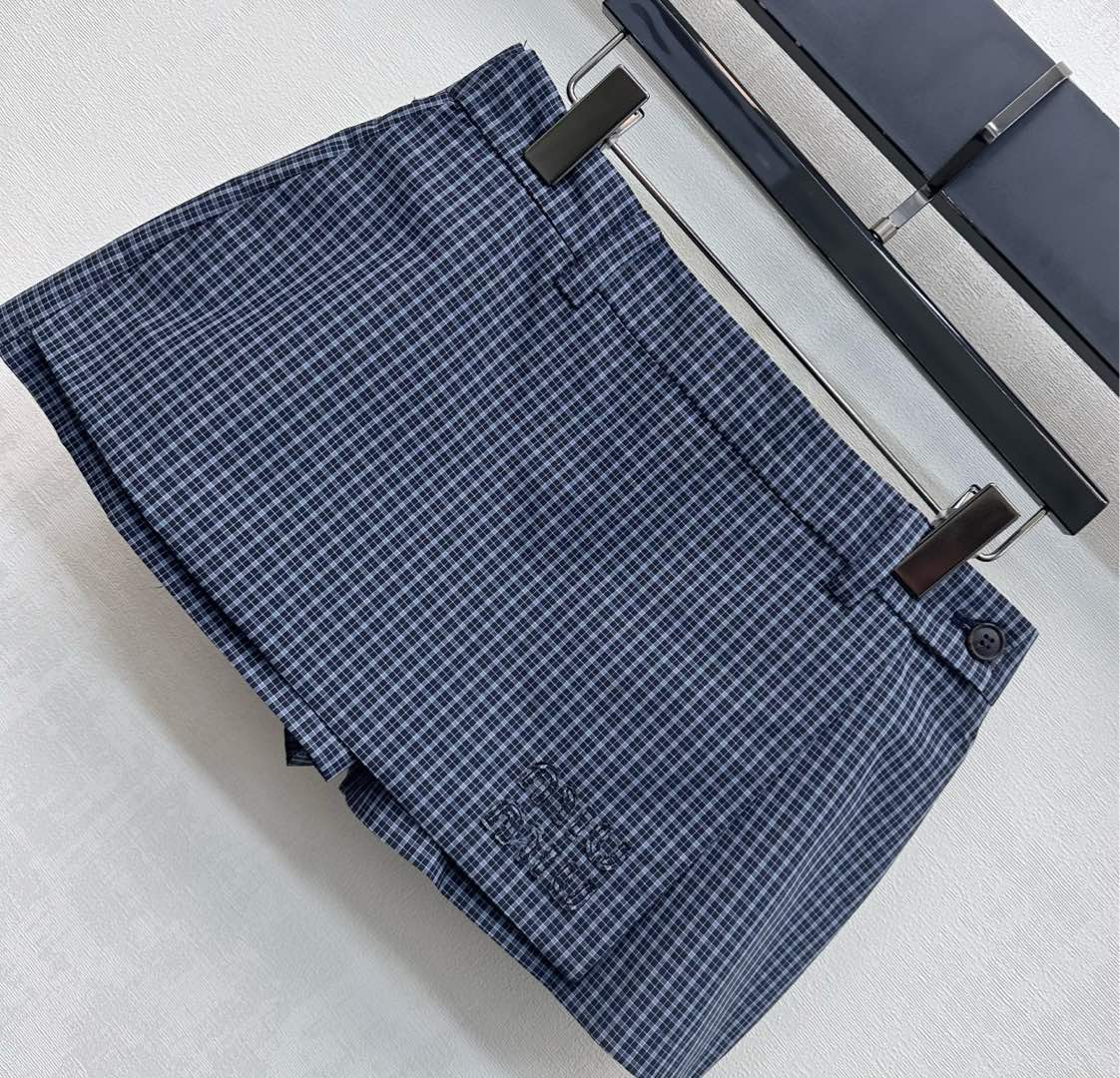 MIUMIU 26S MINI PLAID SKORT 894