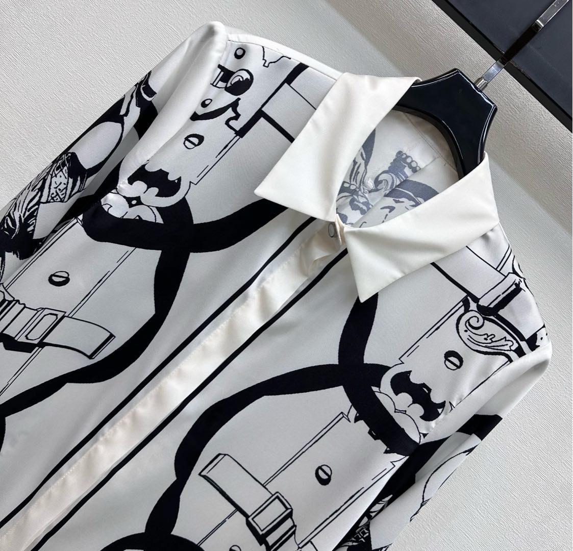 HERMES 26S LONG SLEEVED SHIRT 491