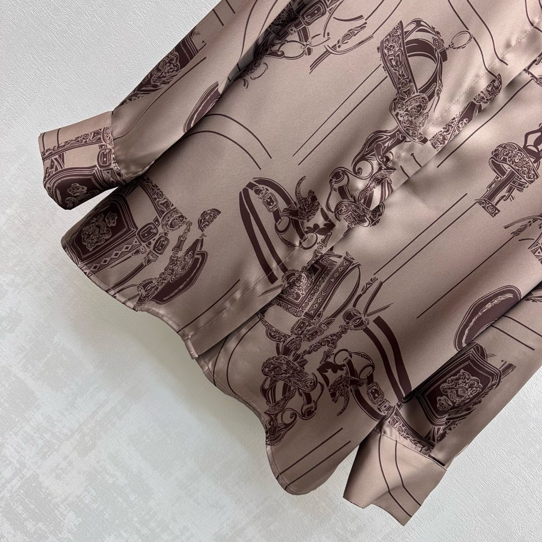 HERMES 26S LONG SLEEVED SHIRT 486