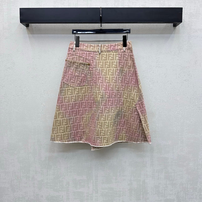 FENDI 26S DENIM SKIRT 465