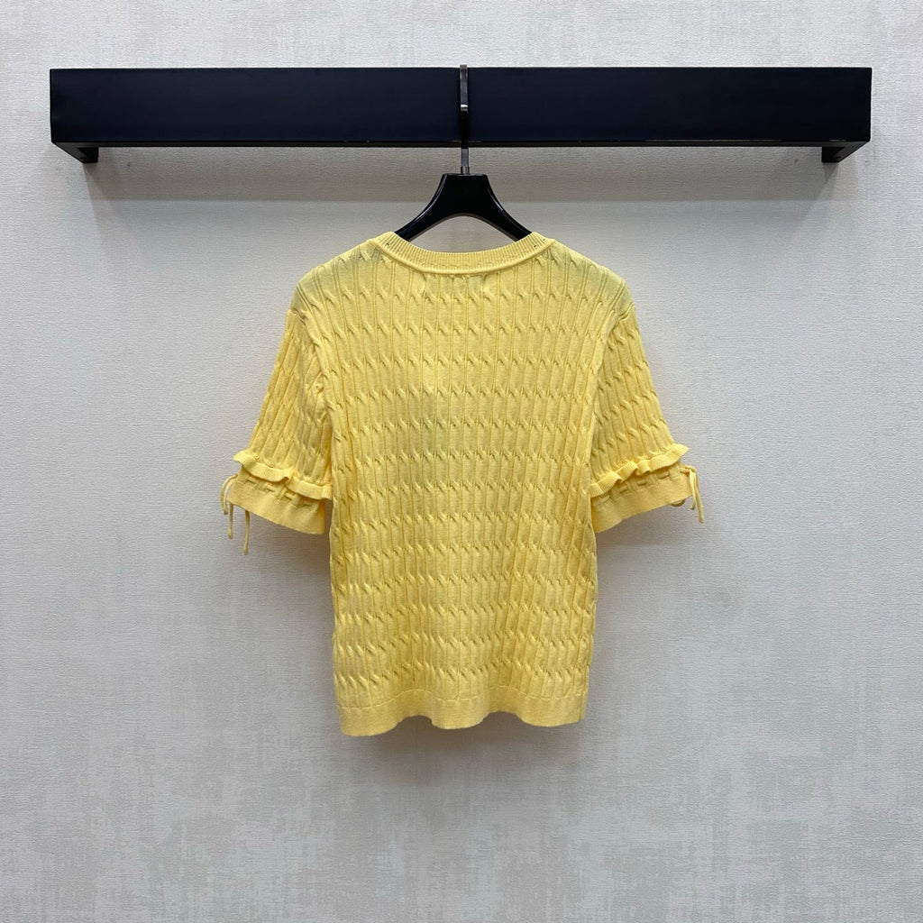 GUCCI 26S SHORT SLEEVE KNIT TOP 355