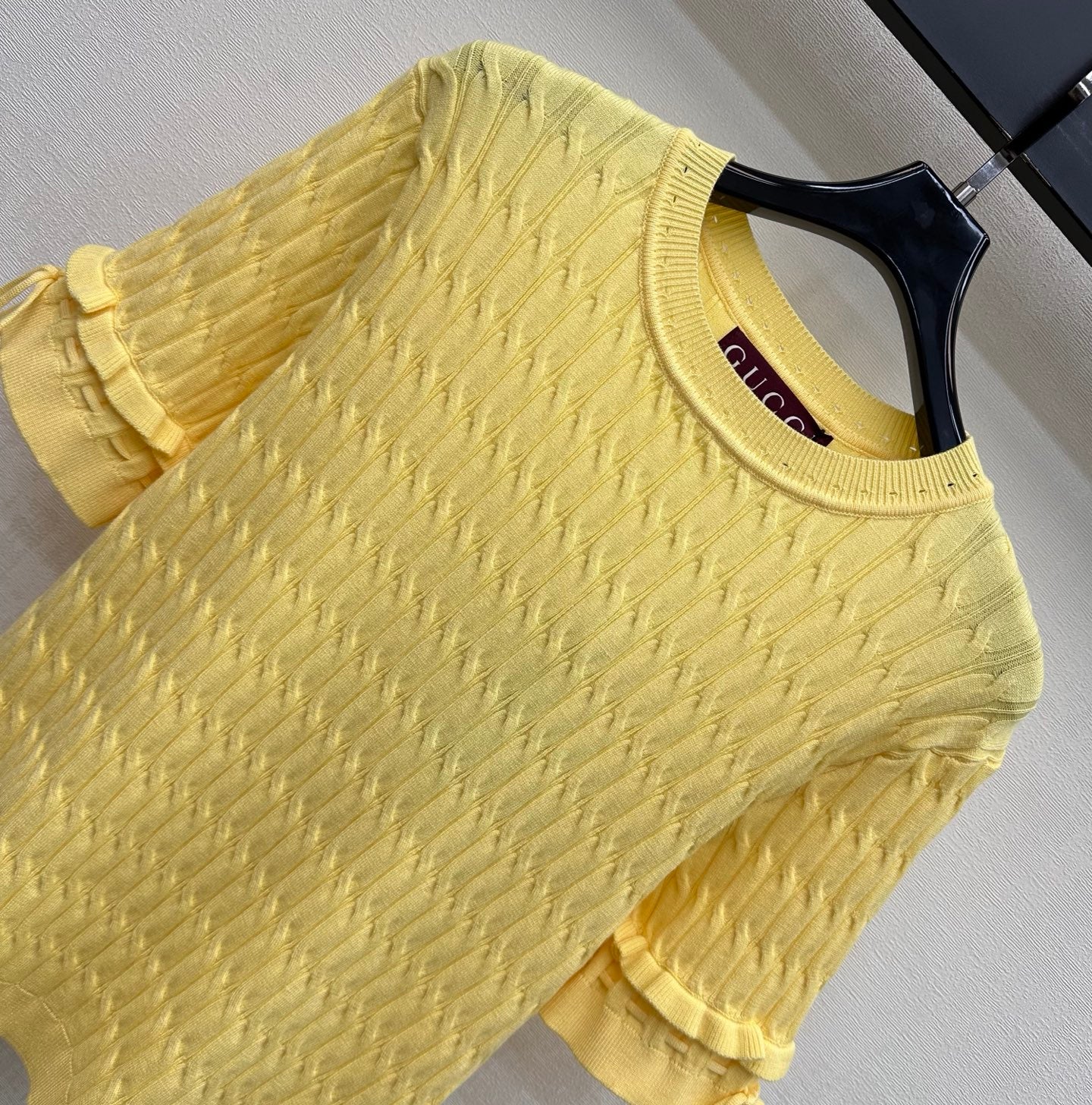 GUCCI 26S SHORT SLEEVE KNIT TOP 355