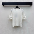 GUCCI 26S SHORT SLEEVE KNIT TOP 354